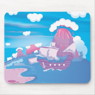 Alfombrilla De Ratón Barco pirata