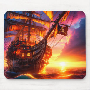 Alfombrilla De Ratón Barco pirata