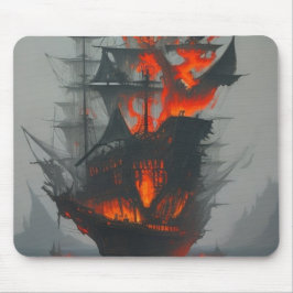 Alfombrilla De Ratón Barco pirata fantasma perdido