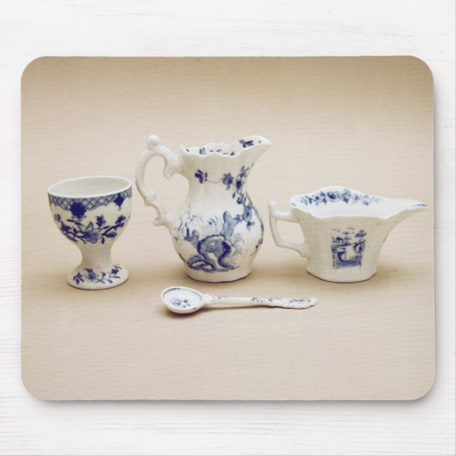 Alfombrilla De Ratón Barco poner crema de Worcester, jarro poner crema (Frente)