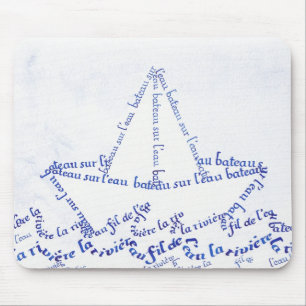 Alfombrilla De Ratón Barco sobre el agua
