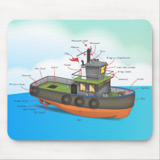 Alfombrilla De Ratón Barco Tug