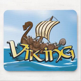 Alfombrilla De Ratón Barco Vikingo