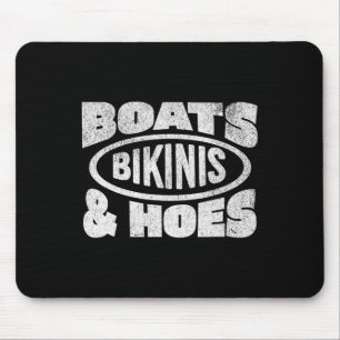 Alfombrilla De Ratón Barcos bikinis y Hoe amor por barco navegación de 