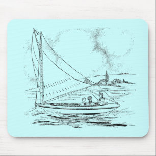 Alfombrilla De Ratón Barcos de vela