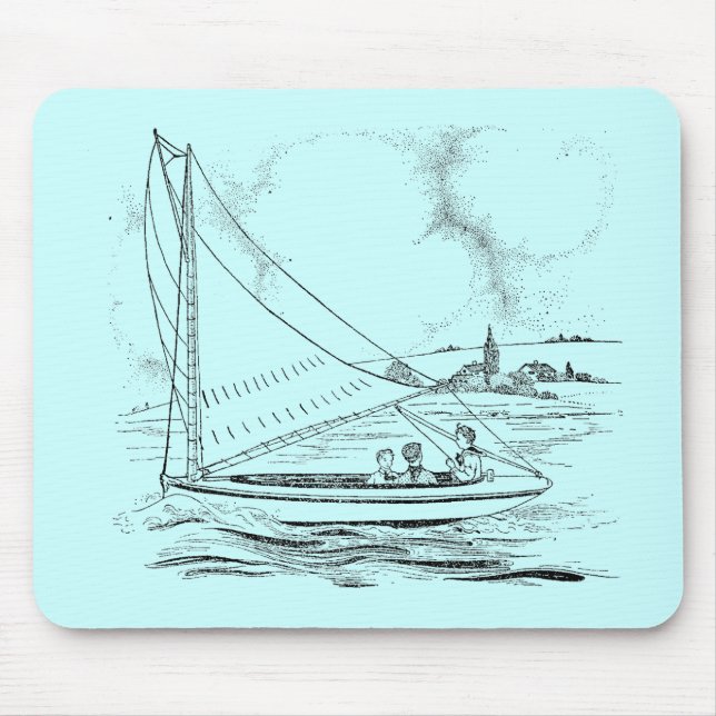 Alfombrilla De Ratón Barcos de vela (Frente)
