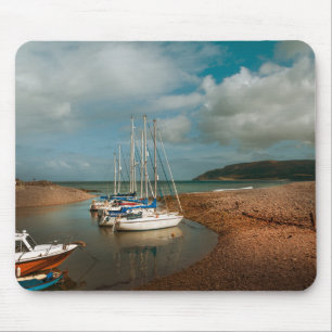 Alfombrilla De Ratón Barcos en Porlock Weir