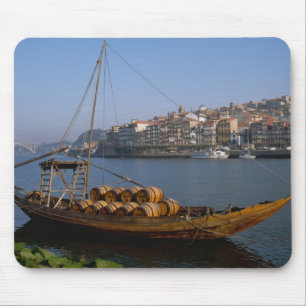 Alfombrilla De Ratón Barcos Rabelo, Oporto, Portugal