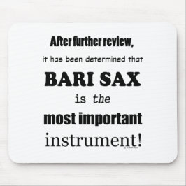 Alfombrilla De Ratón Bari Sax Instrumento Más Importante