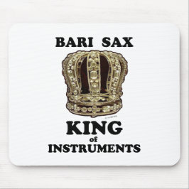 Alfombrilla De Ratón Bari Sax Rey de los instrumentos