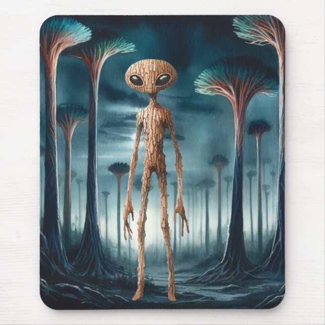 Alfombrilla De Ratón Bark Alien Mousepad (Frente)