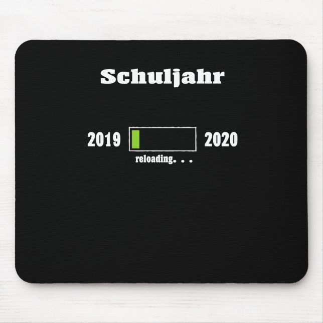 Alfombrilla De Ratón Barra de carga de año escolar (Frente)