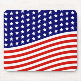 Alfombrilla De Ratón Barras y estrellas bandera americana 4 de julio