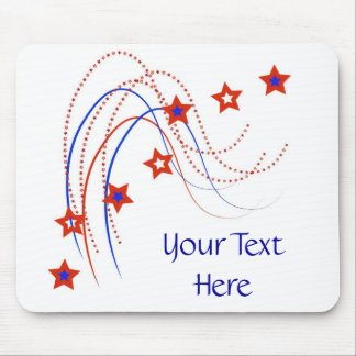 Alfombrilla De Ratón Barras y estrellas Mousepad