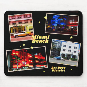 Alfombrilla De Ratón Barrio Art Deco Miami Beach