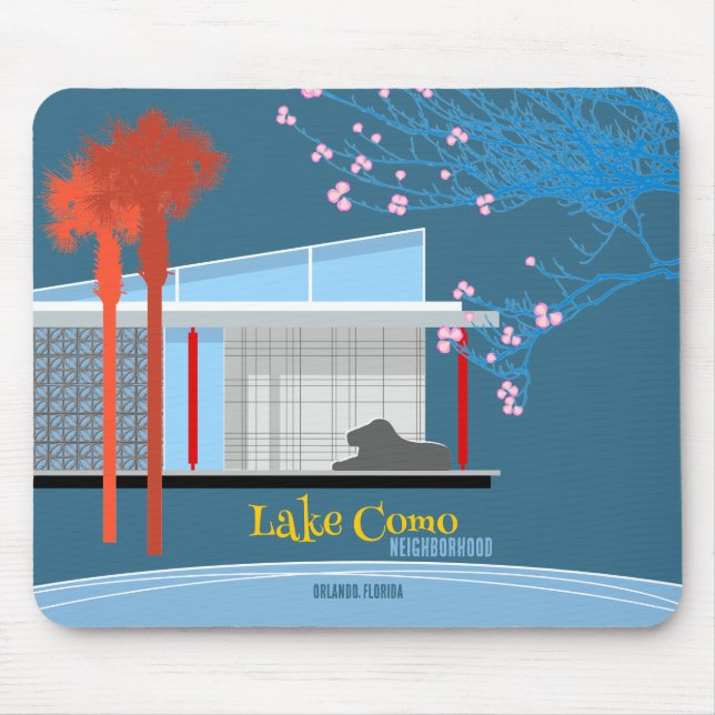 Alfombrilla De Ratón Barrio del Lago Como (Frente)