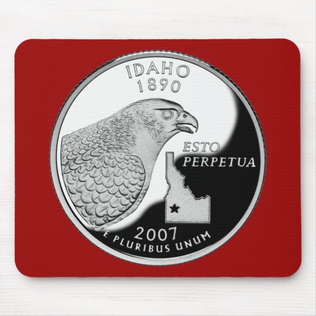 Alfombrilla De Ratón Barrio Estatal de Faux Idaho (Frente)