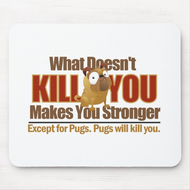 Alfombrilla De Ratón Barro amasado peligroso Mousepad (Frente)