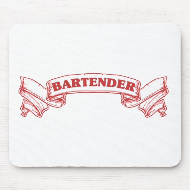 Alfombrilla De Ratón Bartender Scroll (Frente)