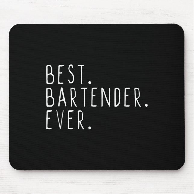 Alfombrilla De Ratón Bartender siempre Guay Funny Bartending Gift Chris (Frente)