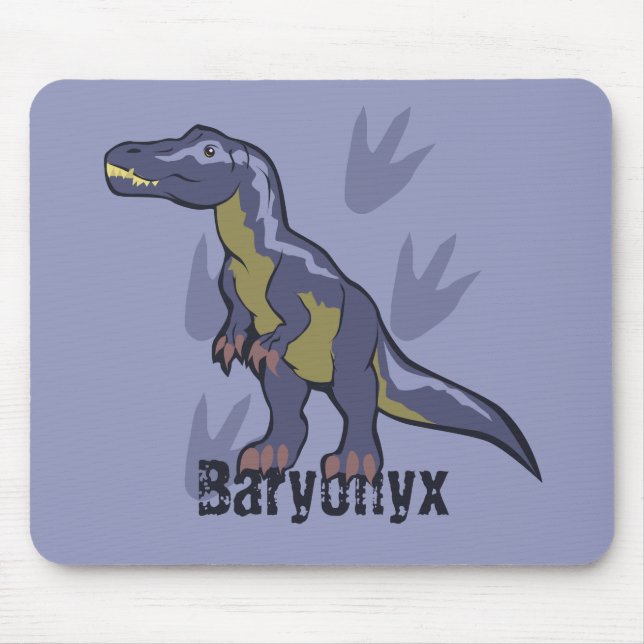 Alfombrilla De Ratón Baryonyx azul (Frente)