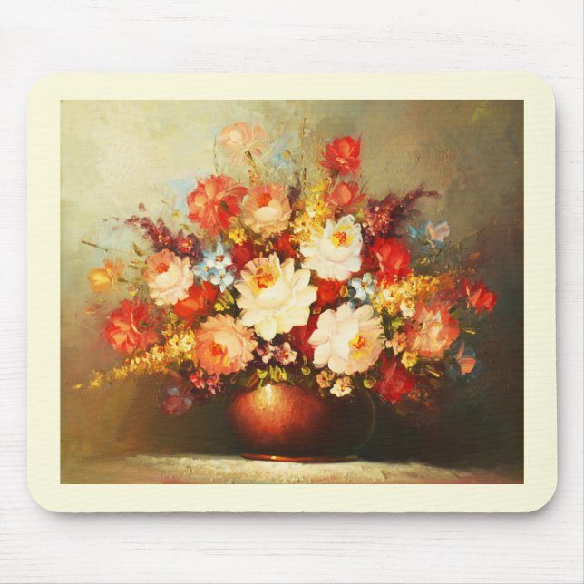 Alfombrilla De Ratón Base de flores (Frente)