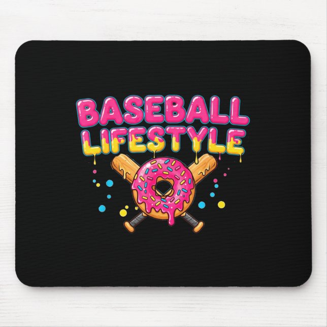 Alfombrilla De Ratón Baseball Lifestyle 101 Apparel Youth Drip Baseball (Frente)