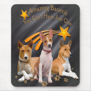 Alfombrilla De Ratón Basenji usted no puede tener apenas un Mousepad