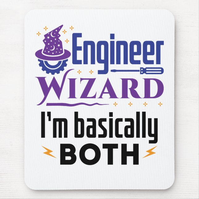 Alfombrilla De Ratón Básicamente, el Asistente de Ingenieros. (Frente)