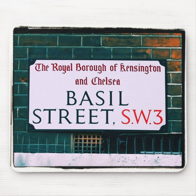 Alfombrilla De Ratón Basil Street - Kensington & Chelsea Mousepad (Frente)