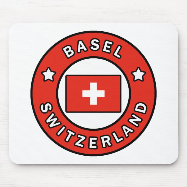 Alfombrilla De Ratón Basilea Suiza (Frente)