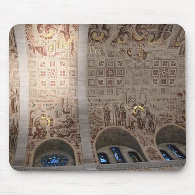 Alfombrilla De Ratón Basílica de Santa Ana de Beaupre, Quebec, Canadá (Frente)