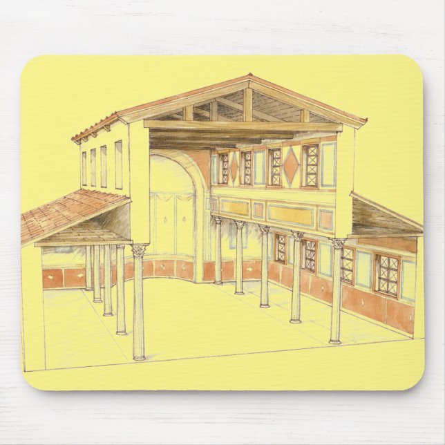 Alfombrilla De Ratón Basílica romana (Frente)