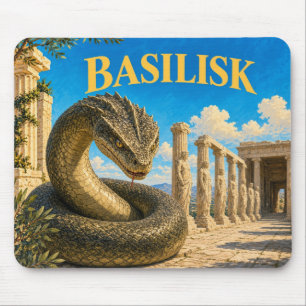 Alfombrilla De Ratón Basilisco, Monstruo de Fantasía Gótica