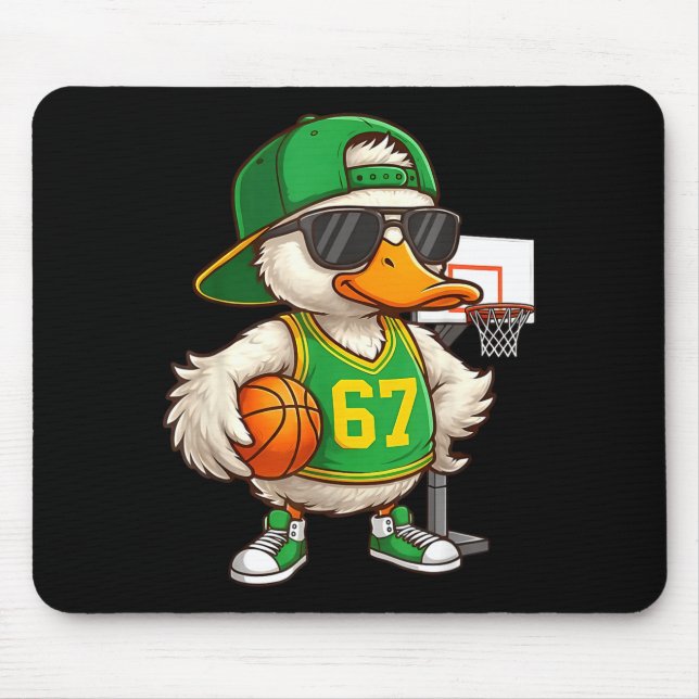 Alfombrilla De Ratón Basketball 67 Six Seven Funny Basketball Meme Drip (Frente)