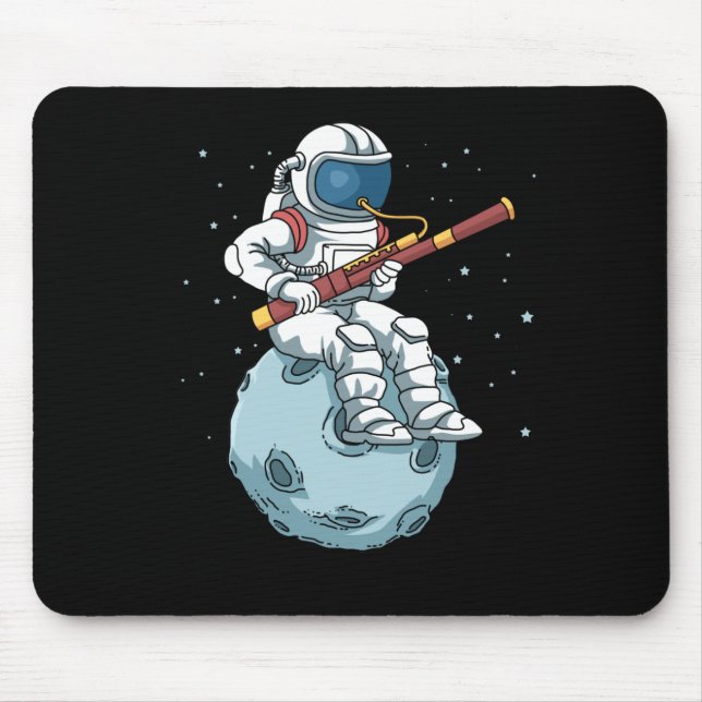Alfombrilla De Ratón Baspronto astronauta astronauta jugador de banda d (Frente)