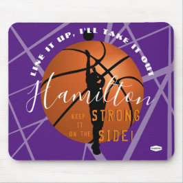 Alfombrilla De Ratón Básquetbol Gel Mouse Pad Purple HAMbyWG