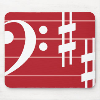 Alfombrilla De Ratón Bass Clef Mouse Pad