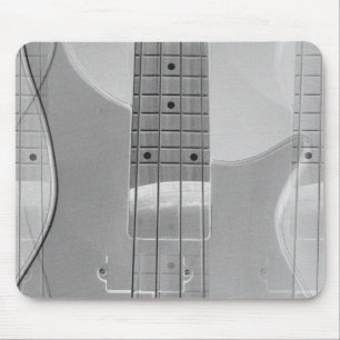 Alfombrilla De Ratón Bass Guitar Elegant Moderno Plantilla De Música De