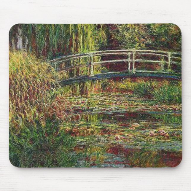 Alfombrilla De Ratón Bassin Nympheas aux. Monet subió Harmonie (Frente)