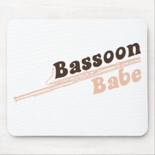 Alfombrilla De Ratón Bassoon Babe