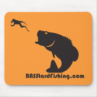 Alfombrilla De Ratón BASStard que pesca Mousepad