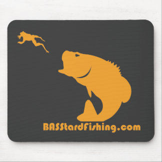 Alfombrilla De Ratón BASStard que pesca Mousepad