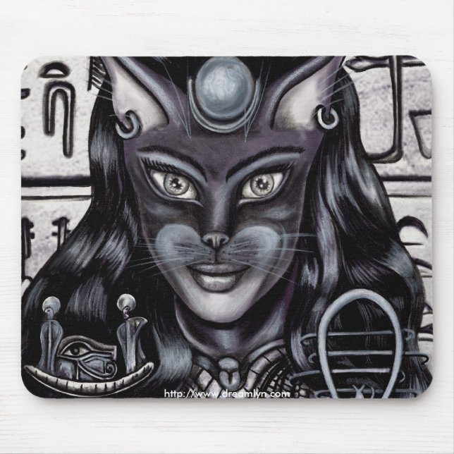 Alfombrilla De Ratón Bast Cat Goddess Egyptian (Frente)