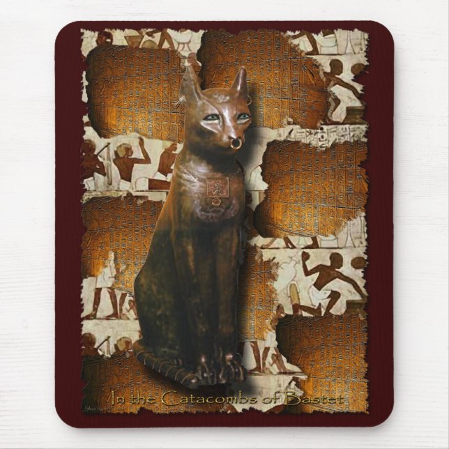Alfombrilla De Ratón Bastet CAT LOVER Mousepad (Frente)