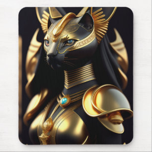 Alfombrilla De Ratón Bastet, diosa de los gatos