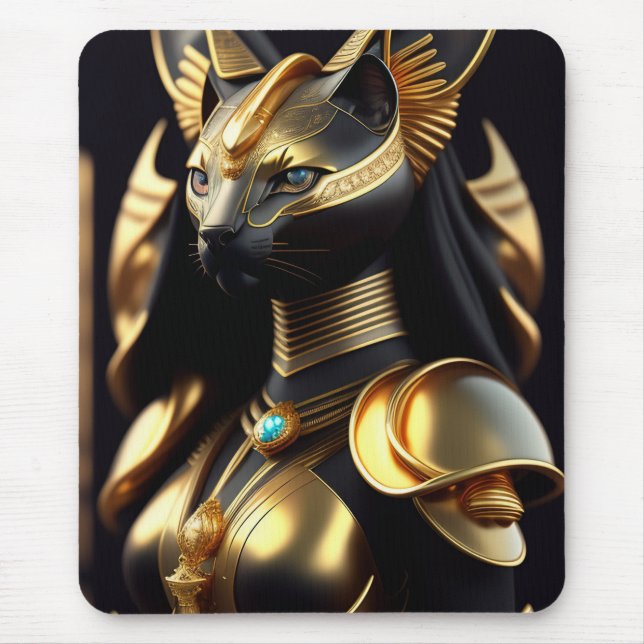 Alfombrilla De Ratón Bastet, diosa de los gatos (Frente)
