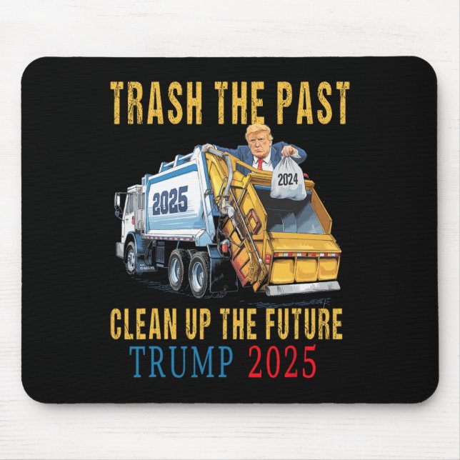 Alfombrilla De Ratón Basura El Pasado Limpiar El Futuro - Feliz Año Nue (Frente)