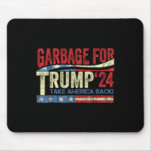 Alfombrilla De Ratón Basura para el gracioso partidario de Trump 2024