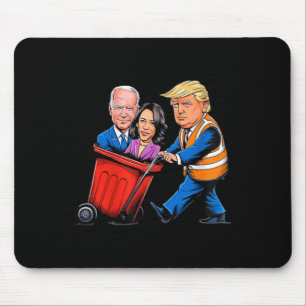 Alfombrilla De Ratón Basura Para El Momento Divertido De Trump 2024 De